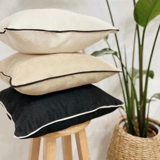 کوسن مخمل مغزی دوزی